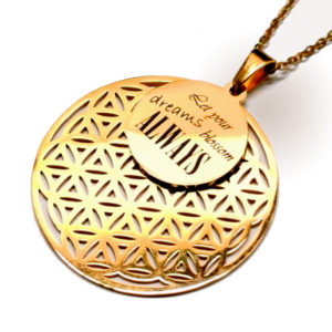 'Let your dreams blossom ALWAYS' Geometric  Flower of Life